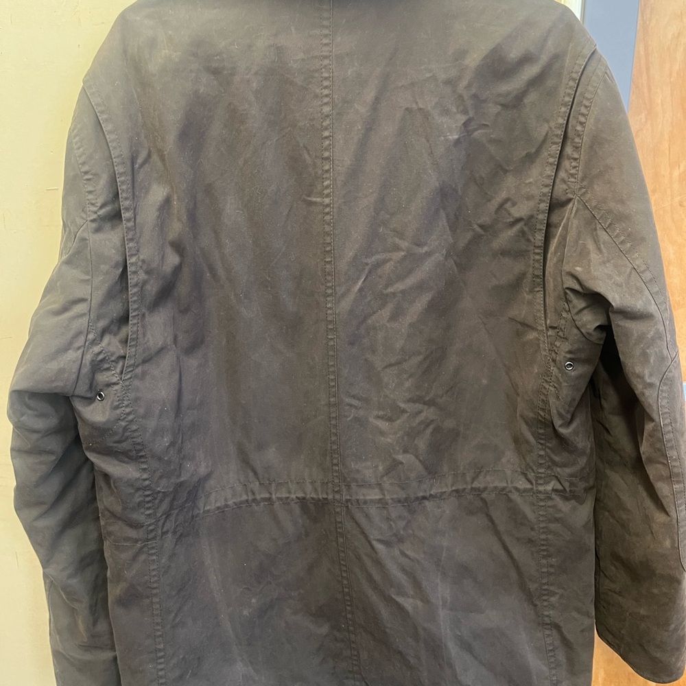 Ermenegildo Zegna vintage Brown Military Field Jacket with Quilted Liner - Picture 14 of 16